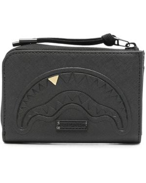 Sprayground Zip-Around Wallet - Black