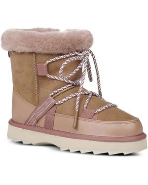 EMU Bottines Blurred À Lacets - Neutre
