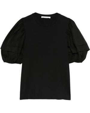 Cecilie Bahnsen Short Sleeve Blouse - Black