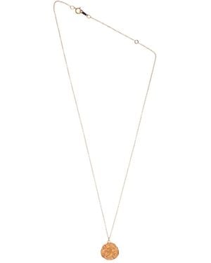Alighieri Collar The Capricorn Medallion - Blanco
