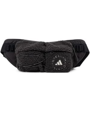 adidas By Stella McCartney Riñonera Con Logo Estampado Y Textura De Vellón - Negro