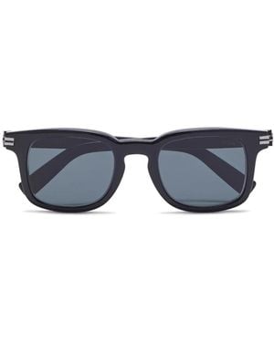 ZEGNA Striped Round-Frame Sunglasses - Blue