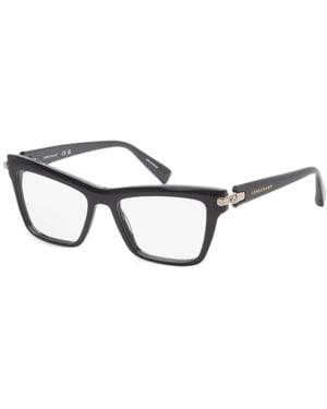 Longchamp Rectangle-Frame Glasses - Black