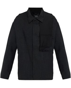 Y-3 Utility Chest-Pocket Jacket - Blue