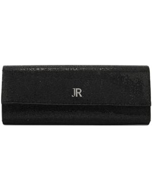John Richmond Embellished Chain Clutch Bag - Black
