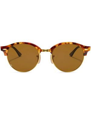 Ray-Ban Clubround Sonnenbrille - Braun