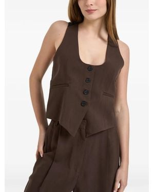 IRO Buttoned Waistcoat - Brown