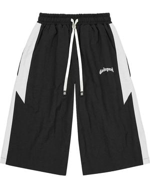 Godspeed Anvil 3Qtr Side-Stripe Shorts - Black