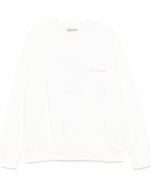 State of Order Roundneck Embroidered Sweatshirt - White