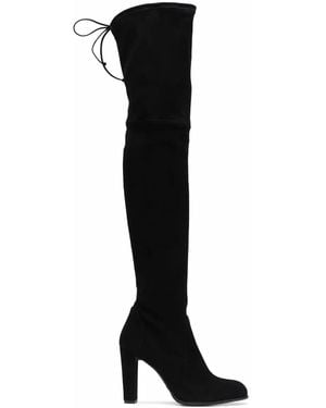 Stuart Weitzman Highland Overknee-Stiefel 120Mm - Schwarz