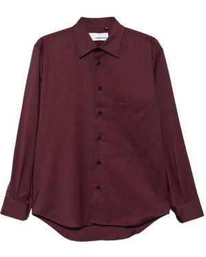 Costumein Chest-Pocket Button-Down Shirt - Purple