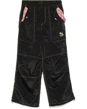 PUMA X Kidsuper Logo-Print Pants - Black