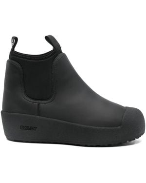 Bally Curling Pull-On Chelsea Boots - Black