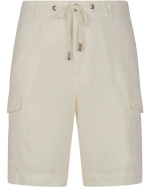 Peserico Drawstring-Waist Shorts - Natural