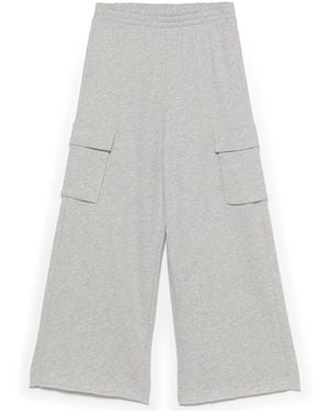 DKNY Wide-Leg Cargo Pants - Gray