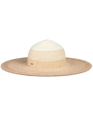 Eugenia Kim Gestreifter Bunny Hut - Weiß