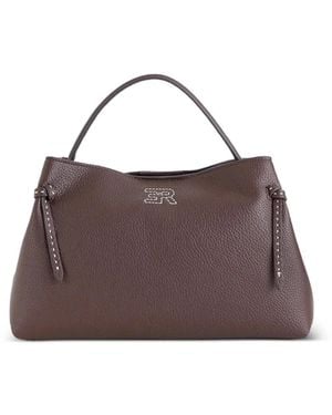 Ermanno Scervino Logo-Print Tote Bag - Purple