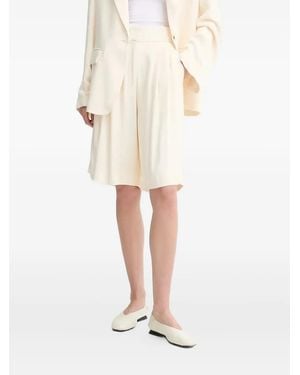 Day Birger et Mikkelsen Pleated-Front Tailored Shorts - White