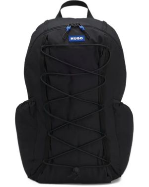HUGO Rucksack Mit Bungee-Kordelzug - Schwarz