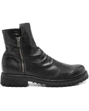 Officine Creative Ikonic 004 Side-Zip Calf-Leather Boots - Black
