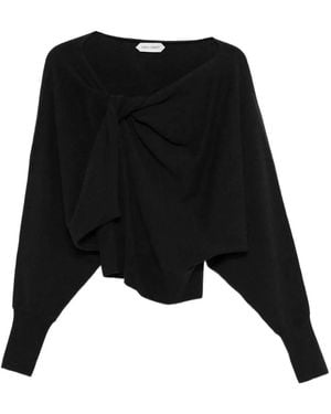 Alberta Ferretti Pullover Mit Fledermausärmeln - Schwarz