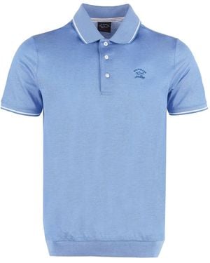 Paul & Shark Cotton Polo Shirt - Blue