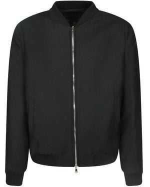 Costumein Zip-Up Bomber Jacket - Black