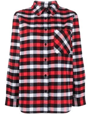 Woolrich Checked Long-Sleeved Shirt - Red