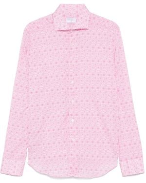 Fedeli Hemd mit Blumen-Print - Pink