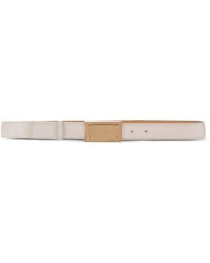 Elisabetta Franchi Embossed Belt - White
