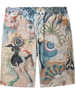 Endless Joy Shorts Da Surf Eternal Squid - Blu