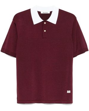 Wales Bonner Sun Polo Shirt - Red