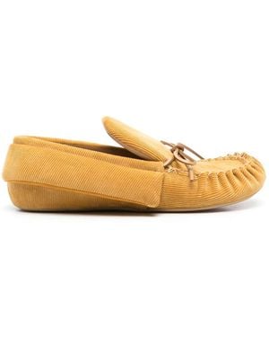 JW Anderson リボンディテール ローファー - イエロー