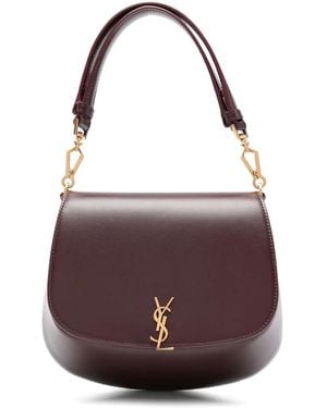 Saint Laurent Voltaire Schoudertas - Paars