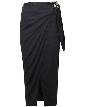 HAMOULET Vega Y Draped Skirt - Black