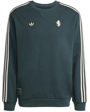 adidas Side-Stripe Sweatshirt - Green