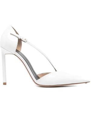 Tom Ford Buckle-Strap Heeled Pumps - White