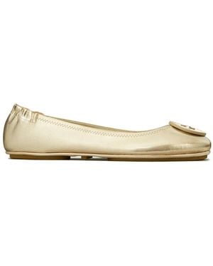 Tory Burch Bailarinas de viaje Minnie - Neutro