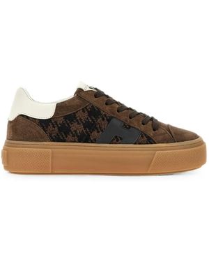 Hogan Crosswind Trainers - Brown