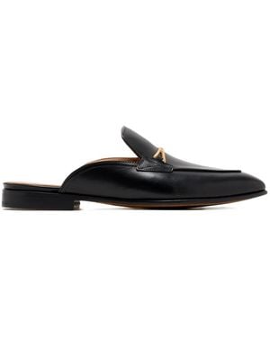 Magnanni Mules À Finitions Contrastantes - Black