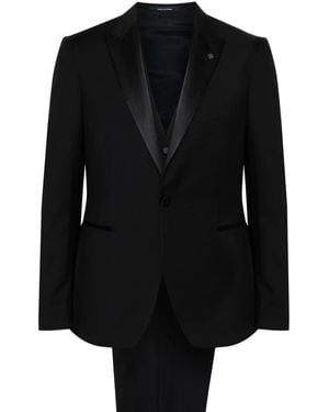 Tagliatore Bruce Single-Breasted Suit - Black