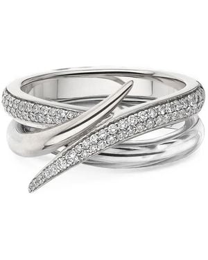 Shaun Leane Interlocking Diamond Ring Set - Gray