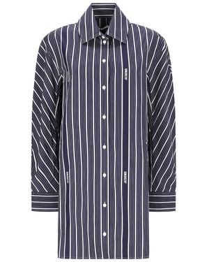 Jacquemus Ovalo ストライプ シャツ - ブルー