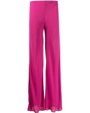 Alberta Ferretti Wide Leg Trousers - Pink