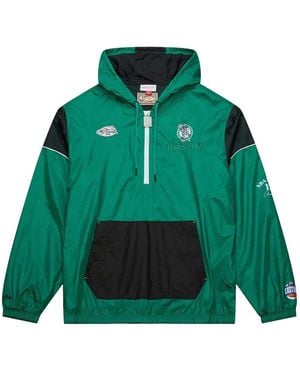 Mitchell & Ness Boston Celtics Kelly Team Og 3.0 Jack Met Halve Rits - Groen