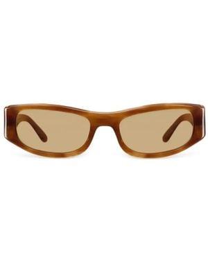 THISTLES The Suede Sunglasses - Brown