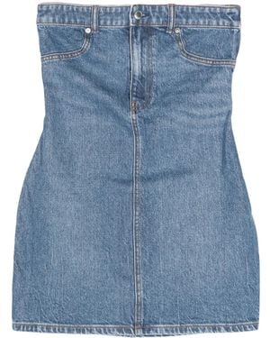 Alexander Wang Denim Mini Dress - Blue