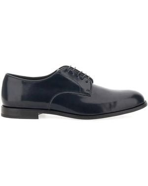 Duca Degli Abruzzi Lace-Up-Fastening Derby Shoes - Blue