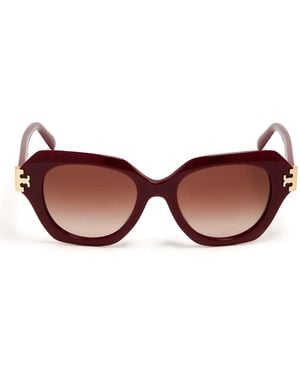 Tory Burch Eleanor Sunglasses - Brown