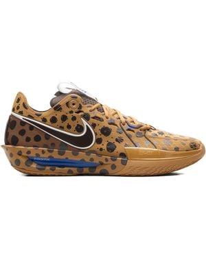 Nike Air Zoom Gt Cut 3 Logo-Detailed Sneakers - Brown